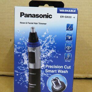 Panasonic ER-GN30-K Wet/Dry Ear & Nose Hair Trimmer for Men Battery-Powered NEW